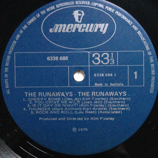 The Runaways : The Runaways (LP, Album, Gat)