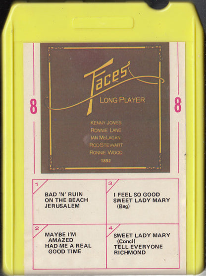 Faces (3) : Long Player (8-Trk, Album, Yel)