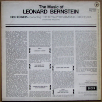 Eric Rogers (2) Conducting The Royal Philharmonic Orchestra* : The Music Of Leonard Bernstein (LP, Album)