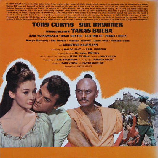 Franz Waxman : Taras Bulba (Original Music From The Motion Picture) (LP, Album, Mono)