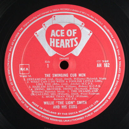 Willie 'The Lion' Smith And His Cubs : The Swinging Cub Men (LP, Comp, Mono)