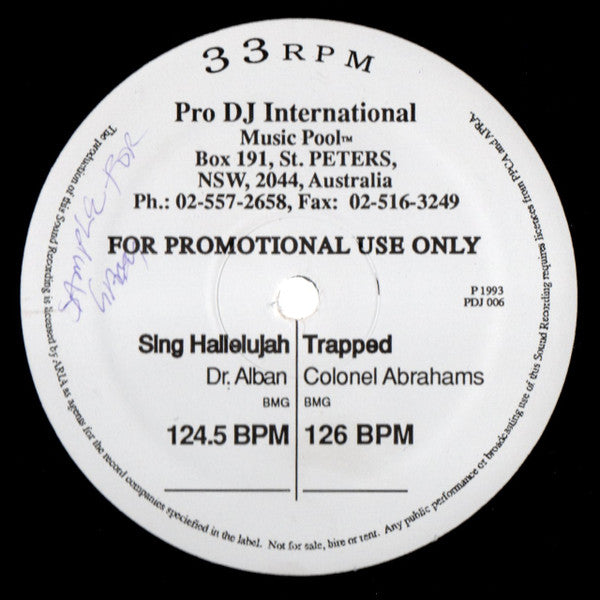 Various : Pro DJ International Issue 6 (12", Comp, Promo)