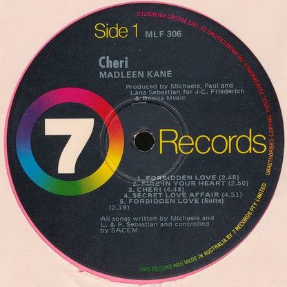 Madleen Kane : Cheri (LP, Album, Ltd, Pin)