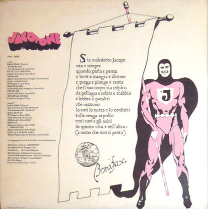 Various : Jacopone (LP, Album, Gat)