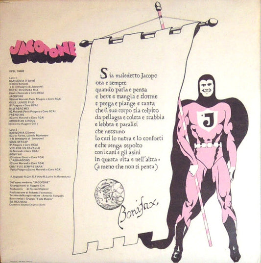 Various : Jacopone (LP, Album, Gat)