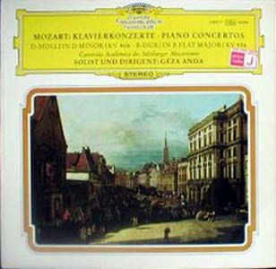 Wolfgang Amadeus Mozart / Géza Anda / Camerata Academica Salzburg : Klavierkonzerte D-Moll KV 466 • B-Dur KV 456 (LP)