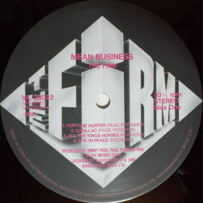The Firm (7) : Mean Business (LP, Album)