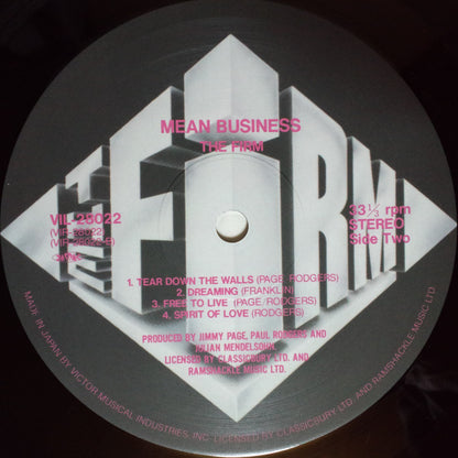 The Firm (7) : Mean Business (LP, Album)