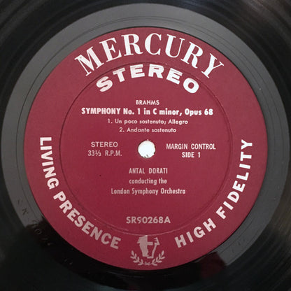 Brahms*, Antal Dorati, London Symphony* : Symphony No.1 (LP)