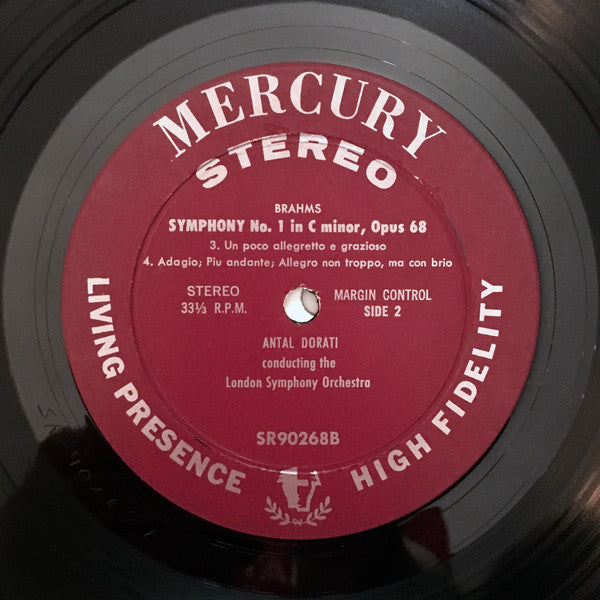 Brahms*, Antal Dorati, London Symphony* : Symphony No.1 (LP)