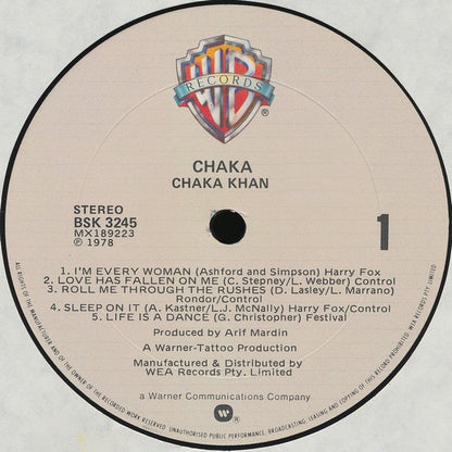 Chaka Khan : Chaka (LP, Album)