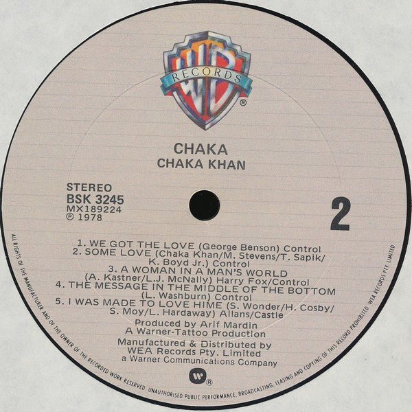 Chaka Khan : Chaka (LP, Album)