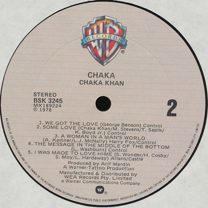 Chaka Khan : Chaka (LP, Album)
