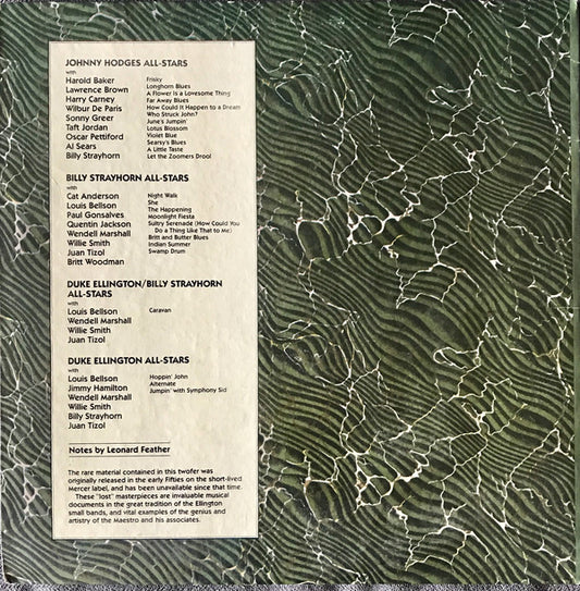 The Johnny Hodges All-Stars* With The Duke Ellington All-Stars* And The Billy Strayhorn All-Stars* : Caravan (2xLP, Comp, Gat)