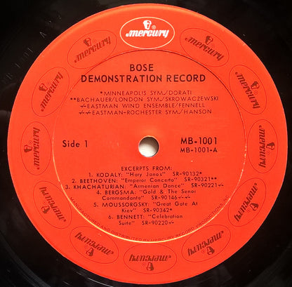 Various : Bose Salutes The Sound Of... Mercury Records (LP, Comp)