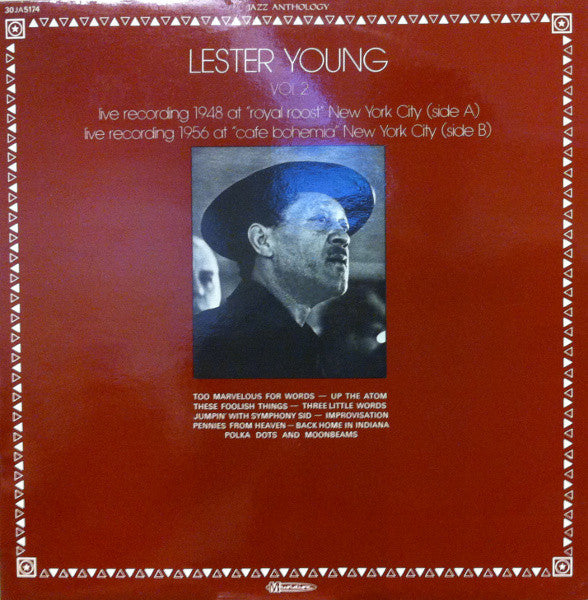 Lester Young : Vol. 2 - Live Recordings 1948-1956 (LP)