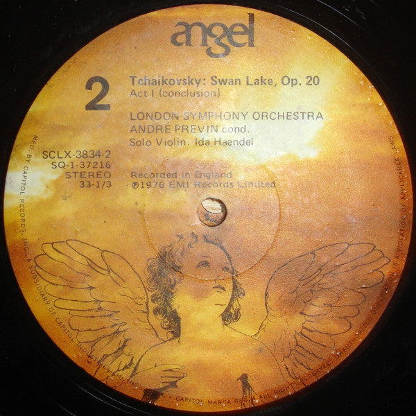 Tchaikovsky* - André Previn, London Symphony Orchestra, Ida Haendel : Swan Lake Complete Ballet (3xLP + Box)