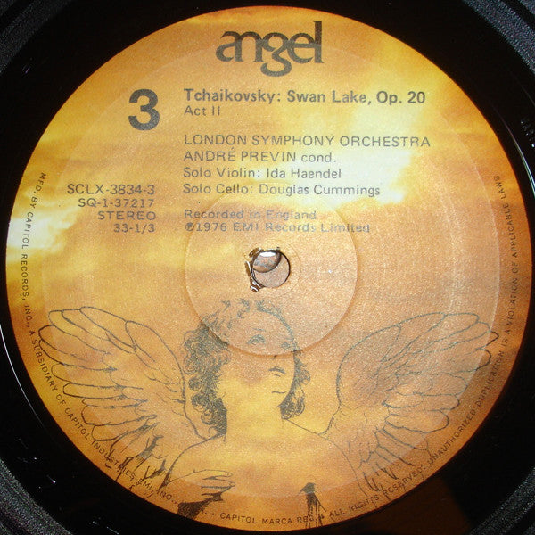 Tchaikovsky* - André Previn, London Symphony Orchestra, Ida Haendel : Swan Lake Complete Ballet (3xLP + Box)