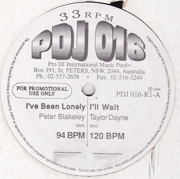Various : Pro DJ International Issue 16 (3x12", Comp, Promo)