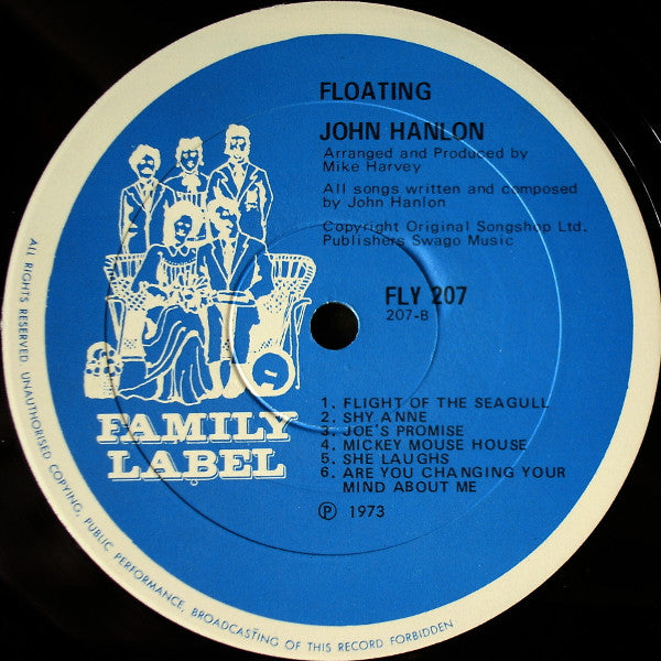John Hanlon (2) : Floating (LP, Album)