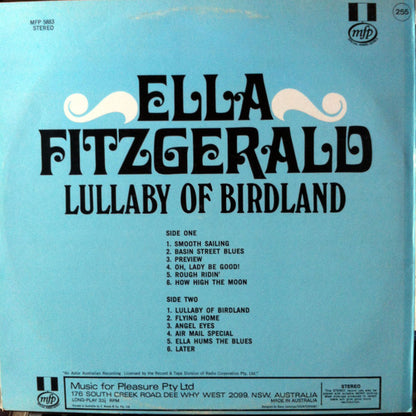 Ella Fitzgerald : Lullaby Of Birdland (LP, Album)