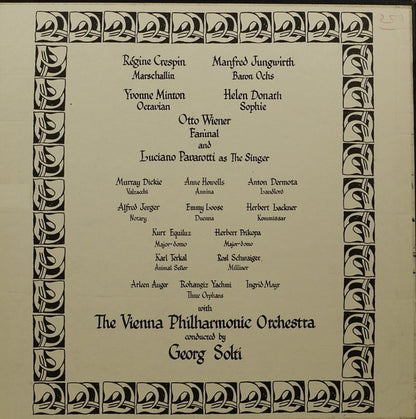 Richard Strauss, Wiener Philharmoniker, Georg Solti, Régine Crespin, Yvonne Minton : Der Rosenkavalier (4xLP, WB  + Box)