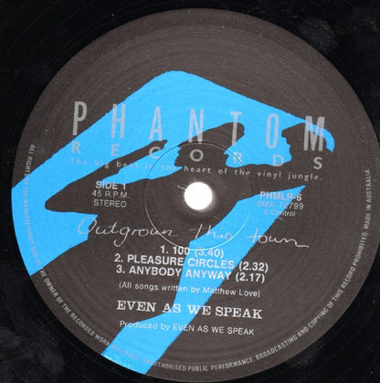 Even As We Speak : Outgrown This Town (12", EP)