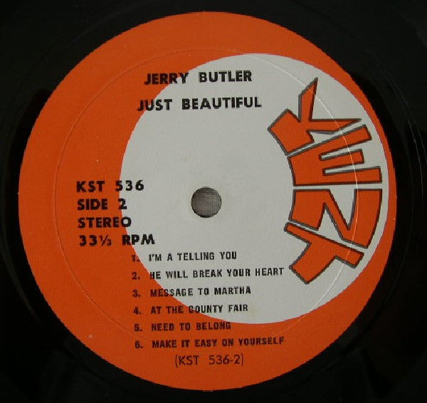 Jerry Butler : Just Beautiful (LP, Comp)