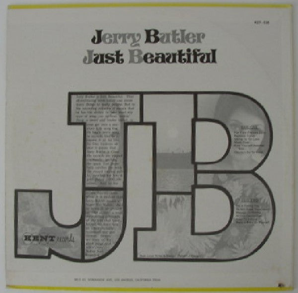 Jerry Butler : Just Beautiful (LP, Comp)