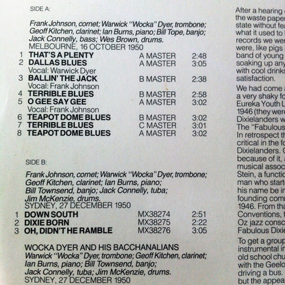Frank Johnson's Fabulous Dixielanders : 1950 (LP, Comp, Mono, RE)