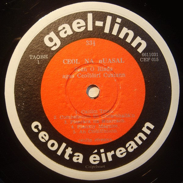 Seán Ó Riada, Ceoltóirí Chualann : Ceol Na nUasal (LP, Album)
