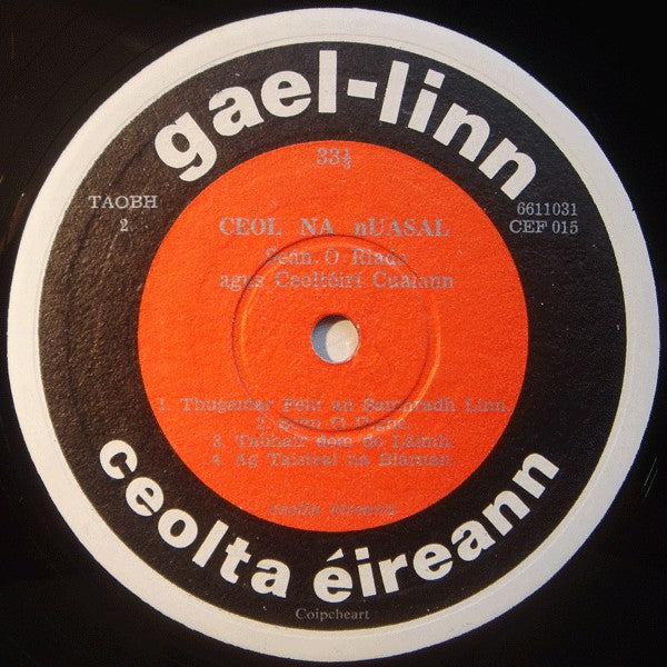 Seán Ó Riada, Ceoltóirí Chualann : Ceol Na nUasal (LP, Album)