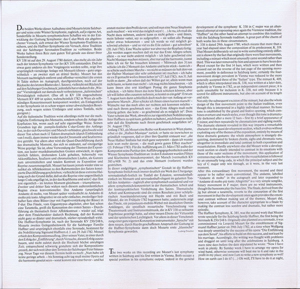 Wolfgang Amadeus Mozart - Concertgebouworkest, Nikolaus Harnoncourt : Symphonies Nr.35 »Haffner« & Nr.34 (LP)