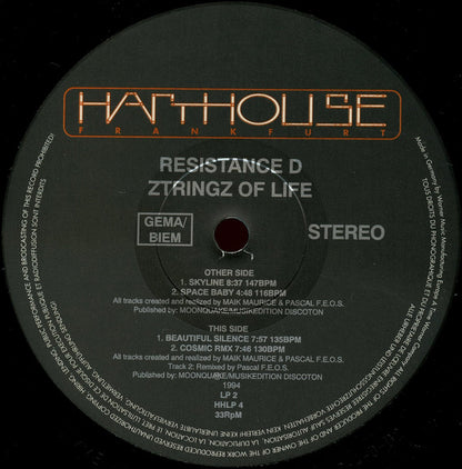 Resistance D : Ztringz Of Life (2xLP, Album)