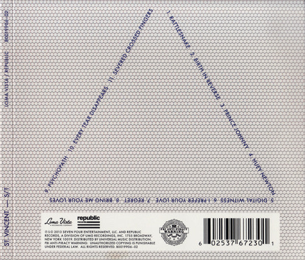 St. Vincent : St. Vincent (CD, Album)