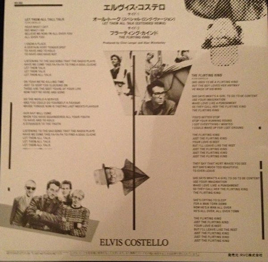 Elvis Costello & The Attractions : Let Them All Talk (12", Single)