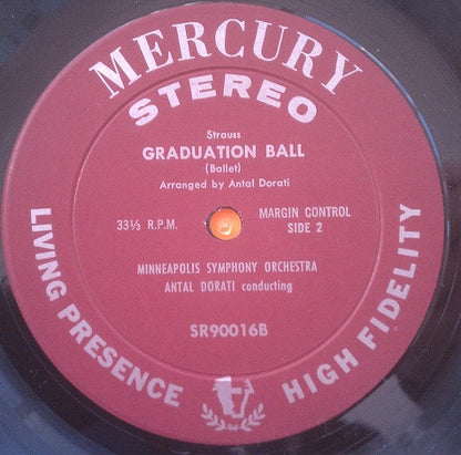 Jacques Offenbach / Johann Strauss*, Antal Dorati, Minneapolis Symphony* : Gaîté Parisienne / Graduation Ball (LP, FR)