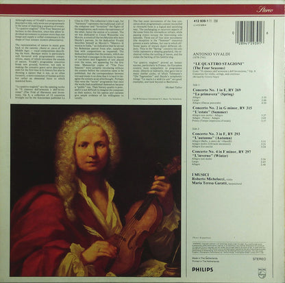 Vivaldi* - Roberto Michelucci / I Musici : Die Vier Jahreszeiten (LP, Album)