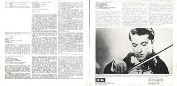 Felix Mendelssohn-Bartholdy / Max Bruch / Pyotr Ilyich Tchaikovsky / Jean Sibelius, Ruggiero Ricci : Favourite Violin Concertos (2xLP, Comp)