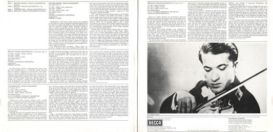 Felix Mendelssohn-Bartholdy / Max Bruch / Pyotr Ilyich Tchaikovsky / Jean Sibelius, Ruggiero Ricci : Favourite Violin Concertos (2xLP, Comp)