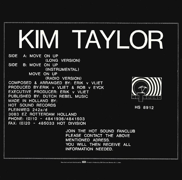 Kim Taylor : Move On Up (12")