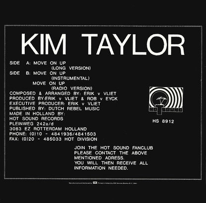 Kim Taylor : Move On Up (12")