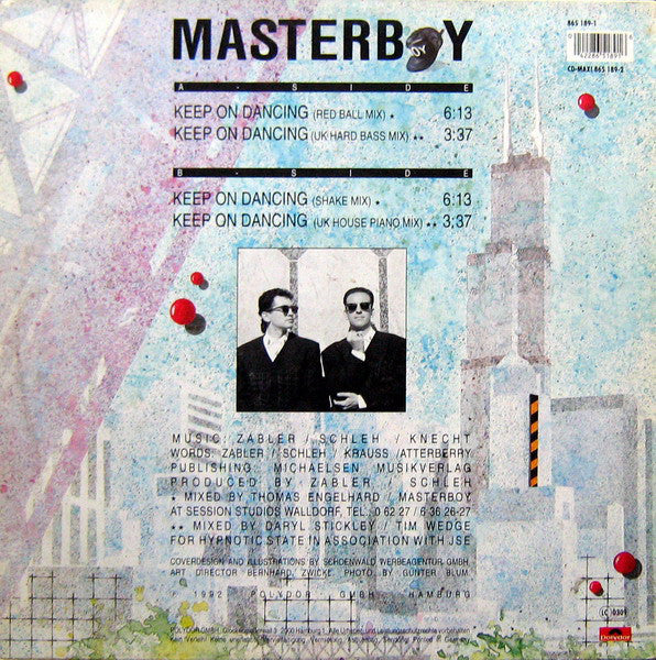 Masterboy : Keep On Dancing (12")