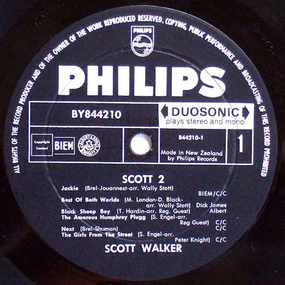 Scott Walker : Scott 2 (LP, Album, Bla)