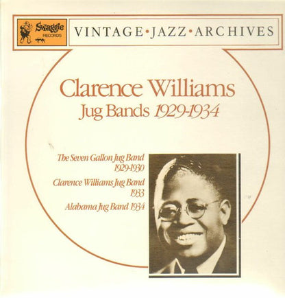 Clarence Williams : Jug Bands 1929-1934 (LP, Album, Comp, Mono)