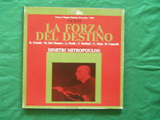 Giuseppe Verdi - Renata Tebaldi, Mario del Monaco, Aldo Protti, Fedora Barbieri, Cesare Siepi, Renato Capecchi, Dimitri Mitropoulos : La Forza Del Destino (3xLP, Mono + Box)
