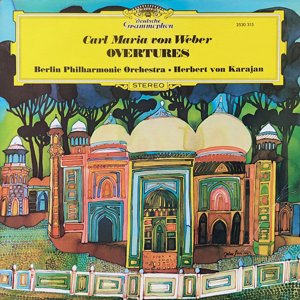 Carl Maria von Weber, Berliner Philharmoniker ∙ Herbert von Karajan : Overtures (LP)