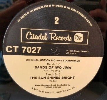 Victor Young : Sands Of Iwo Jima / The Sun Shines Bright (Original Motion Picture Soundtracks) (LP)