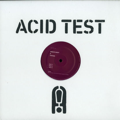 Donato Dozzy & Tin Man (3) : Acid Test 09 (12")
