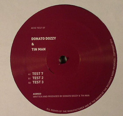 Donato Dozzy & Tin Man (3) : Acid Test 09 (12")
